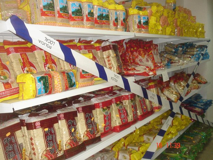 Precinto de establecimientos chinos