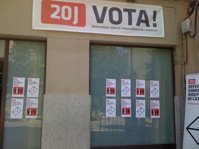 Consultas soberanistas en Mataró (Barcelona)