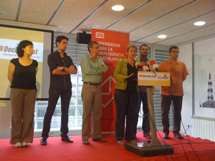 Consulta soberanista en Mataró.