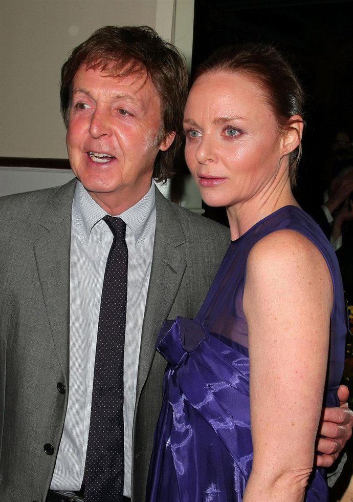 Paul McCartney y su hija Stella McCartney