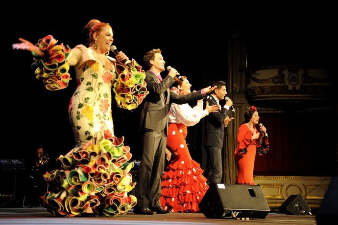 Imagen del concierto de copla en Madrid