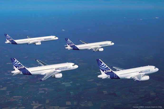 La familia A320 supera los 5.000 pasajeros