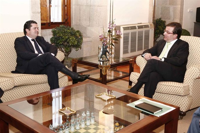 Fernández Vara con Borja Prado