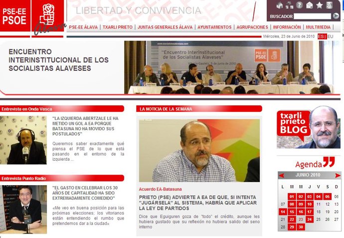 web socialistas de álava