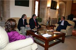 Reunión con el presidente de la Junta de Extremadura