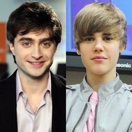 Daniel Radcliffe y Justin Bieber