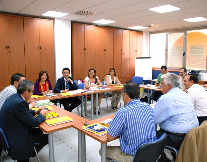 Reunión de dirigentes del PSOE-A con COAG