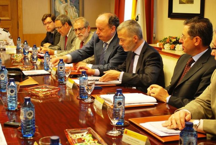 Reunión de Camacho con la cúpula policial gallega