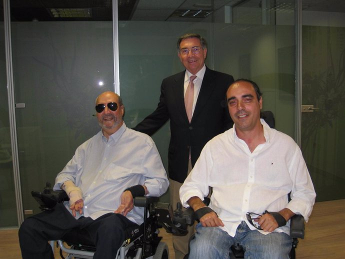El Defensor del Pueblo de Murcia reunido con los representantes de Aspaym
