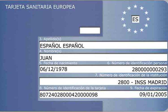 Tarjeta Sanitaria Europea