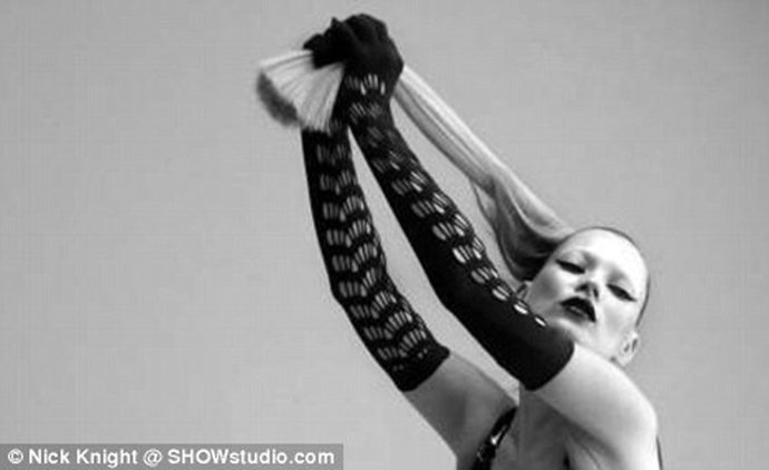 Kate Moss para la revista 'I-D Magazine'