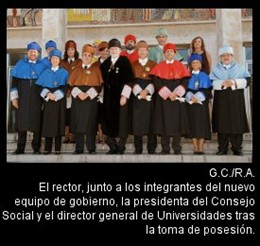 Acto de toma de posesión del nuevo equipo de gobierno de la Universidad de Córdo