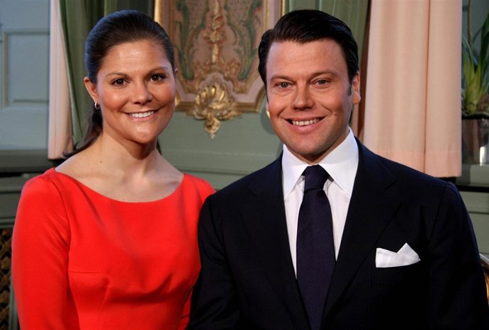 Victoria de Suecia y Daniel Westling
