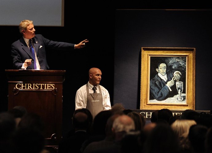 Cuadro de Picasso 'El bebedor de absenta'