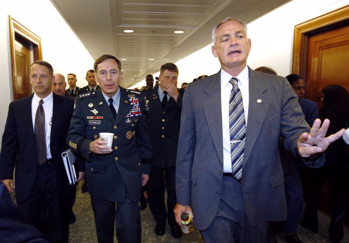 General David Petraeus, jefe del ejército estadounidense en Irak y Afganistán 