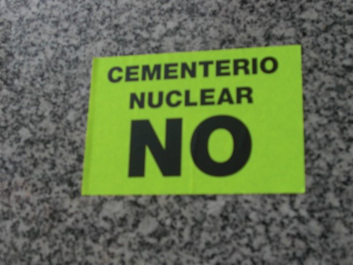 Cartel en contra del ATC en Castilla y León