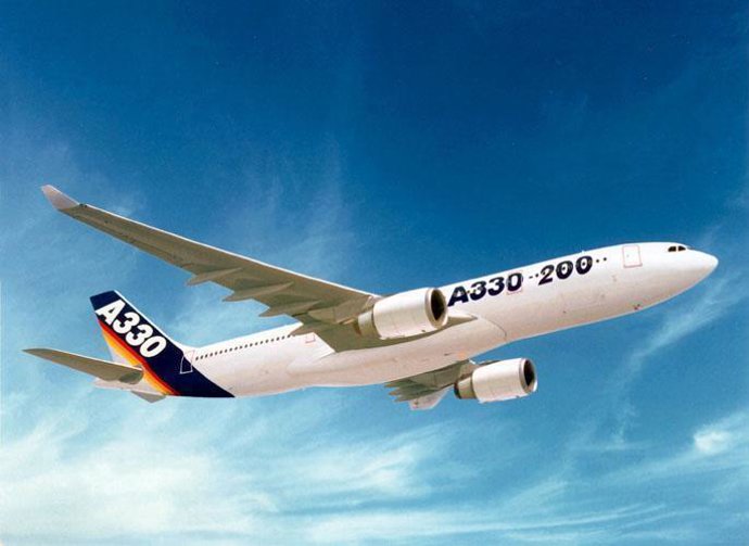 Imagen de un Airbus A330, uno de los que se fabrican en Cádiz