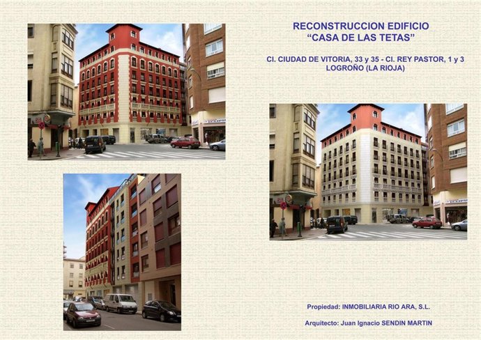 Proyecto de reconstrucción de la 'Casa de las Tetas'