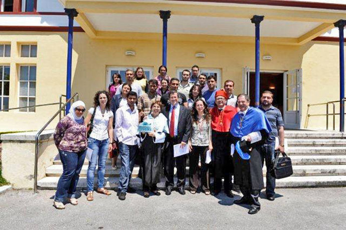 Alumnos sirios de la UIMP