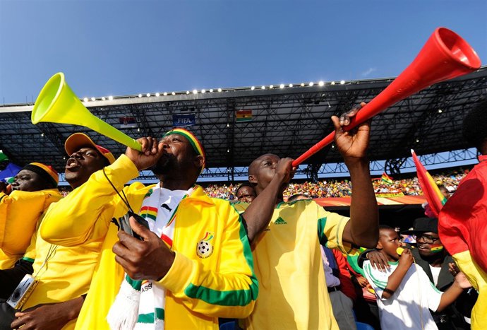 Vuvuzela en Sudáfrica 