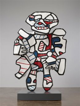 Una de las obras de Jean Dubuffet