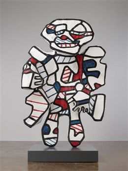 Una de las obras de Jean Dubuffet