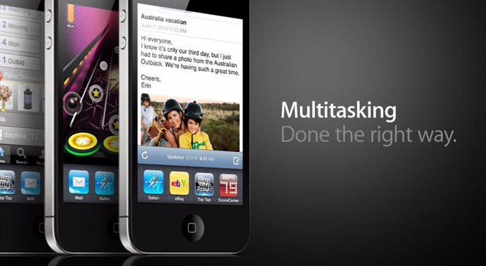 iPhone 4 multitasking