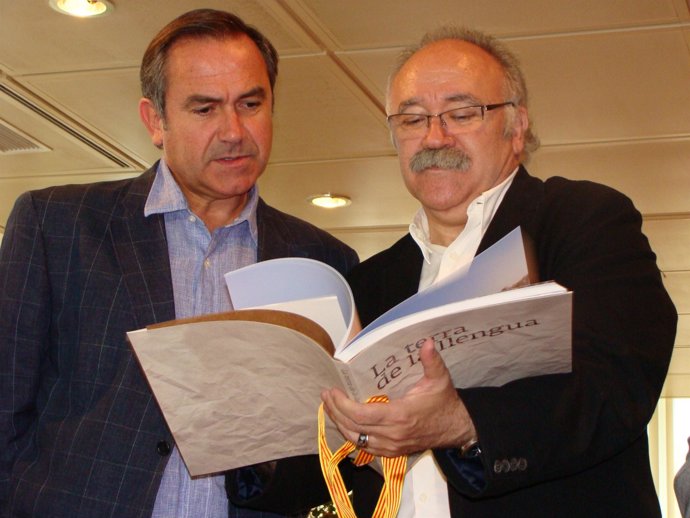 Xico Tarrés y Josep-Lluís Carod-Rovira.