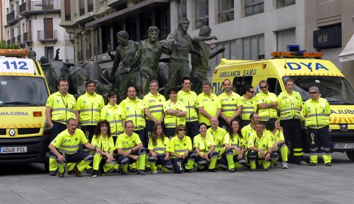 Dispositivo de DYA para los Sanfermines de 2010.