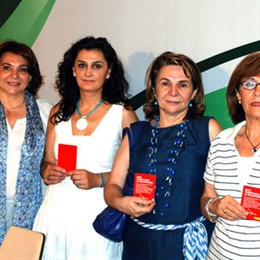 Trinidad Muñoz, Ángeles Sepúlveda, Pilar Sepúlveda y Álgeles Soler