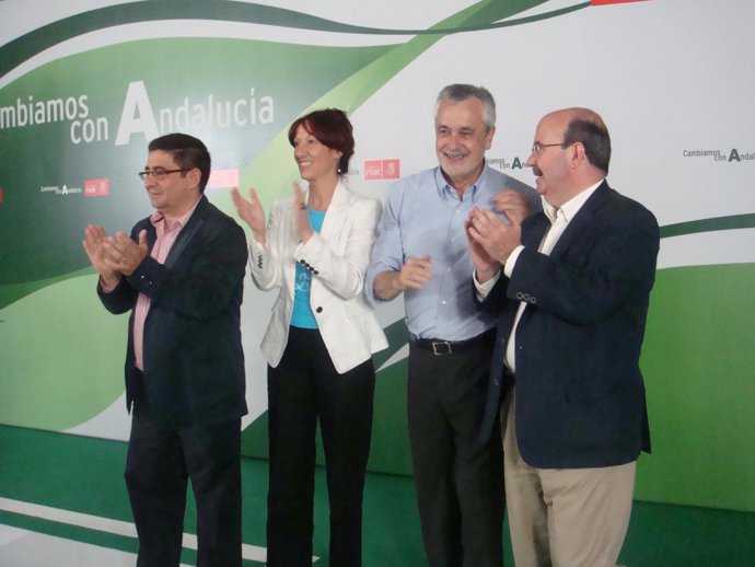 Reyes, Peñalver, Griñán y Zarrías