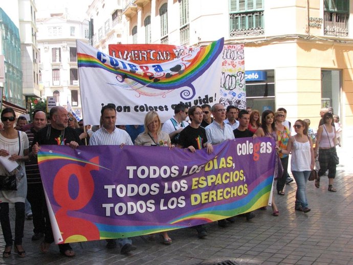 Marcha del orgullo gay en Málaga