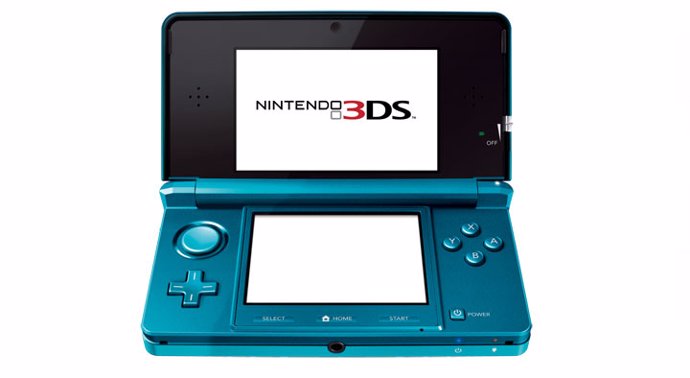Nintendo 3DS en azul