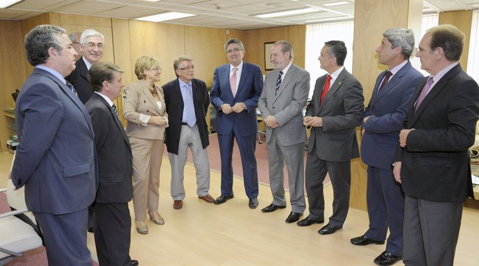 Pizarro con los presidentes de las diputaciones