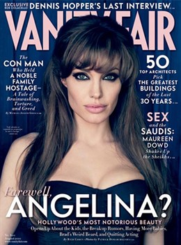 Angelina Jolie en la portada de 'Vanity Fair'