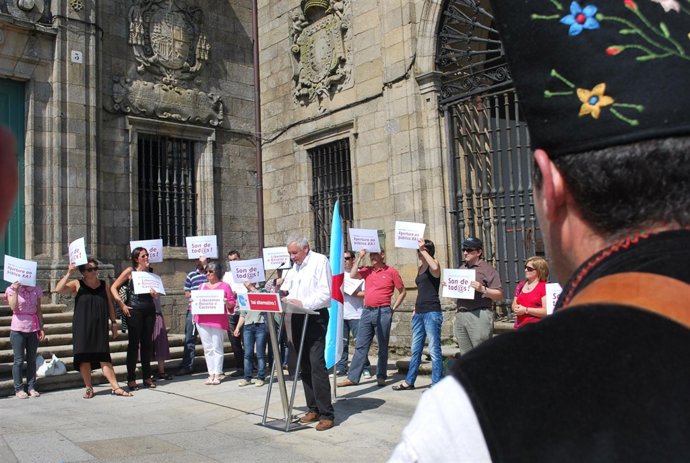 Acto reivindicativo del BNG en el Panteón de Galegos Ilustres