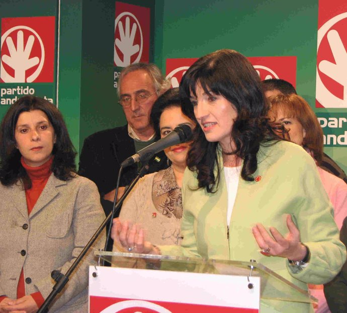 La candidata andalucista, Pilar González.