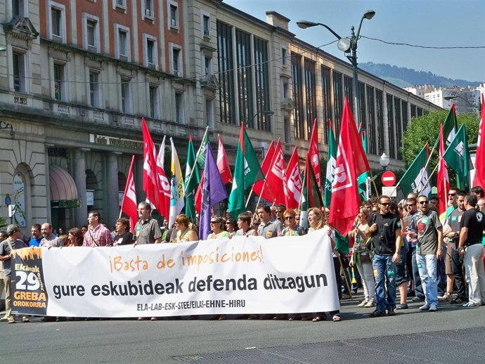 Manifestación en Bilbao