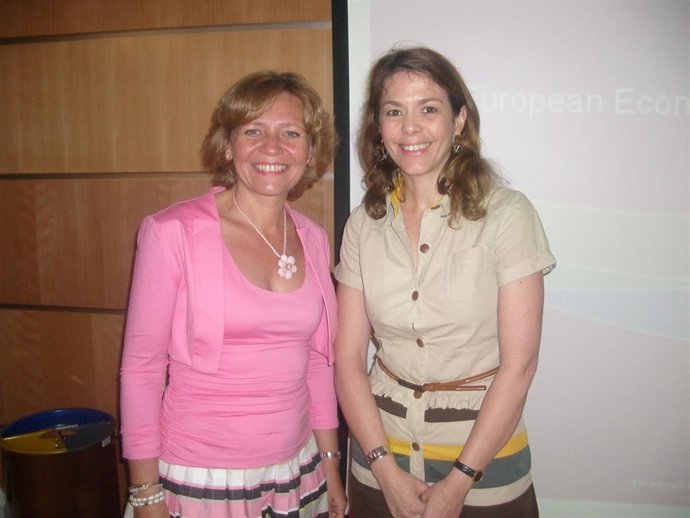 La directora de Asuntos Europeos y la vicepresidenta del Comité Económico y Soci