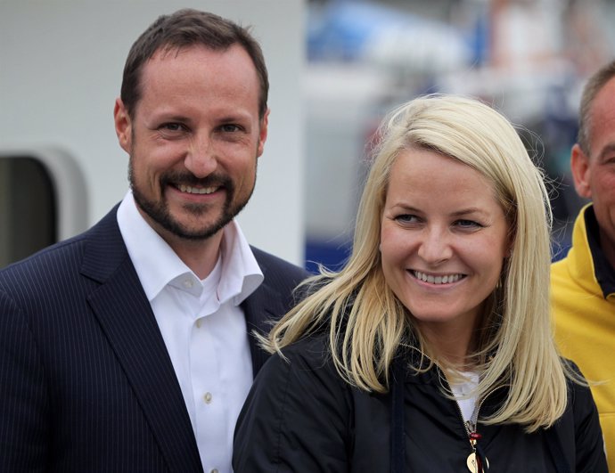 El Príncipe Haakon de Noruega y Mette Marit