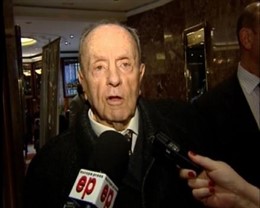 Manuel Fraga, senador y ex presidente de la Xunta