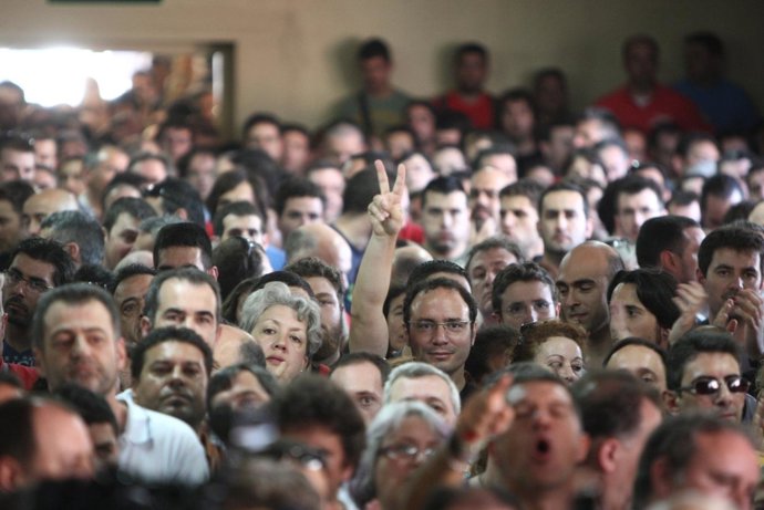 Asamblea de trabajadores de Metro