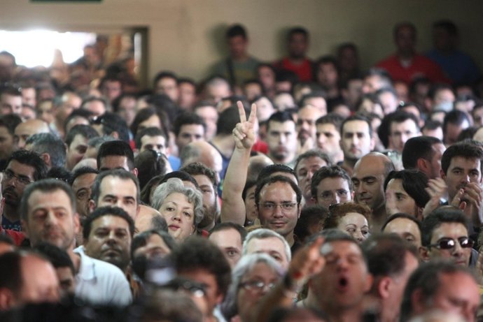 Asamblea de trabajadores de Metro