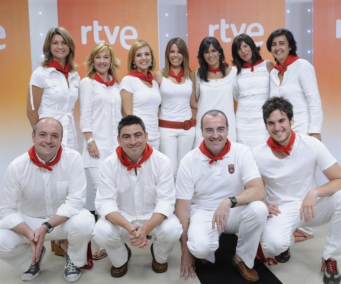 Equipo de RTVE para los Sanfermines