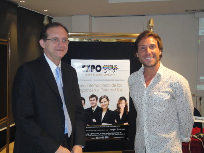 Presentación de 'ExpoGays' en Gran Canaria, a cargo del presidente de la muestra