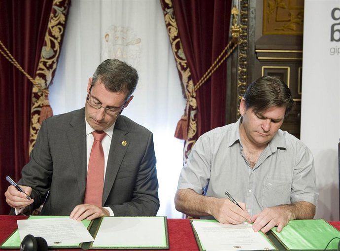 Markel Olano y Colin Campbell.