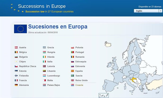 web Unión Europea