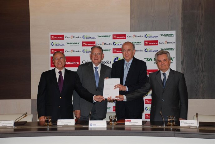 Fernando Alzamora, Josep Colomer, Carlos Egea y Antonio Jara