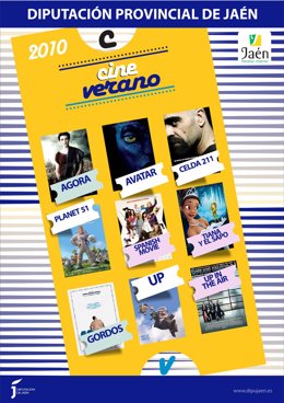 Cartel del 'Cineverano' de Diputación 