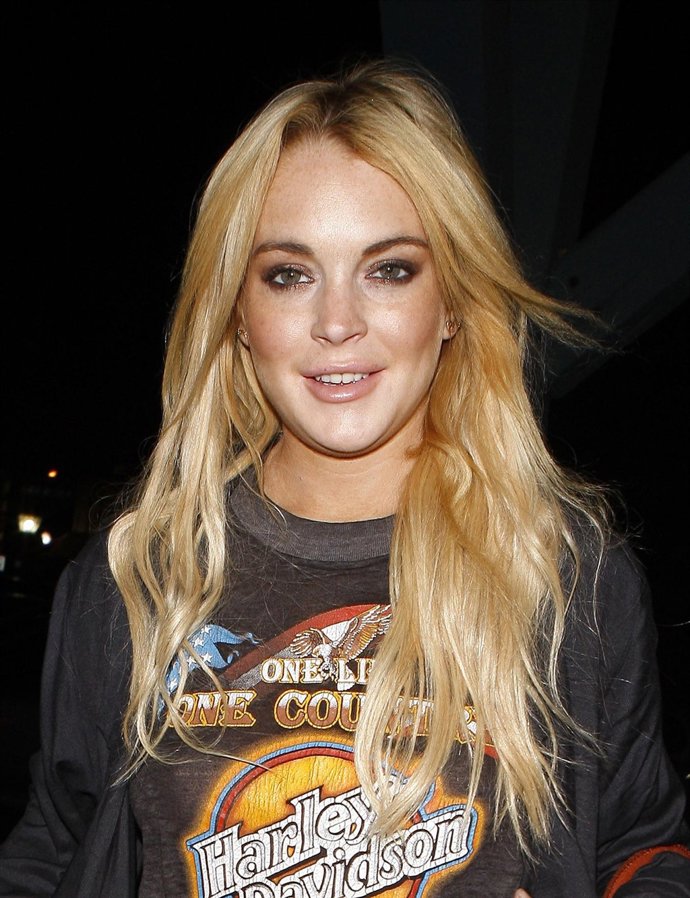 Lindsay Lohan en la calle